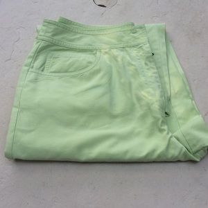 Talbot’s mint green capris